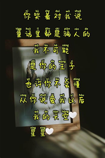 童话 (Tong Hua) – Guang Liang | Chinese Song with Lyrics + Pinyin
