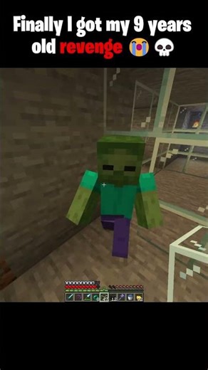 Finally I got my 9 years old revenge 😭💀 #minecraft #shorts #minecraftshorts