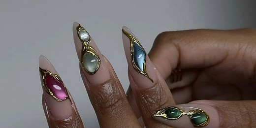 33 Mardi Gras Nail Ideas Worth Their Weight in Beads, From Watercolor Cat-Eye to 3D Gems