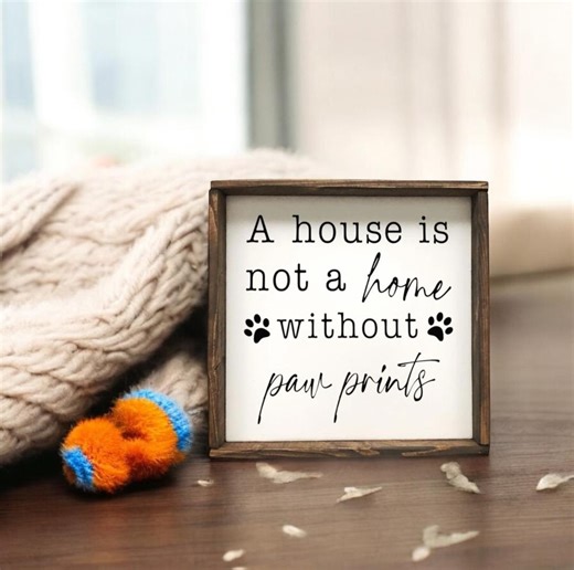 Custom Wood Pet Sign: Rustic Farmhouse Dog Decor - Etsy