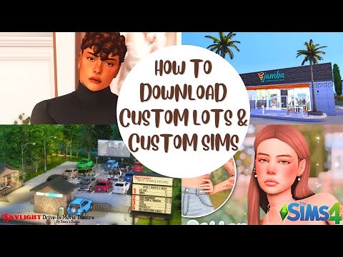 *DETAILED* HOW TO DOWNLOAD CUSTOM LOTS AND CUSTOM SIMS| THE SIMS 4 TUTORIAL