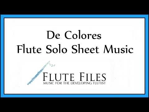 De Colores - Flute Solo
