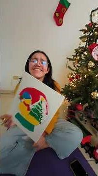 Someone here's painting turned out completely unrealistic 🤣 #challenge #painting #christmas #vira...