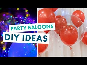 How to Style Clear Balloons | 3 Clear Balloon DIY Ideas | BalsaCircle.com
