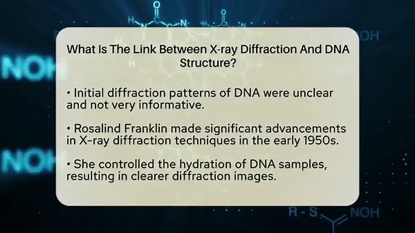 What Is The Link Between X-ray Diffraction And DNA Structure? - Science Through Time