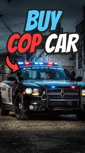 Buy a Cop Car! Here's Why! 🚔💰 #police #car #shorts