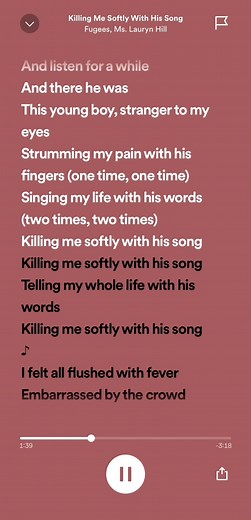 Killing Me Softly with His Song - Fugees, Ms. Lauryn Hill