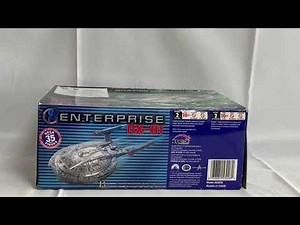 Vintage Polor Lights 2006 Star Trek Enterprise NX-01 1/1000 Scale 2 In 1 Snap Together Model Kit
