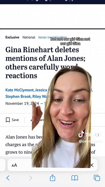 Gina Rinehart's Commitment to Reputation Management