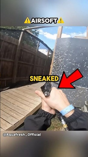 This Airsofter Got Accused of Blind Firing! 🤨💀 #shorts