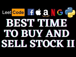 Best Time To Buy And Sell Stock II | Leetcode Python Solution | Python