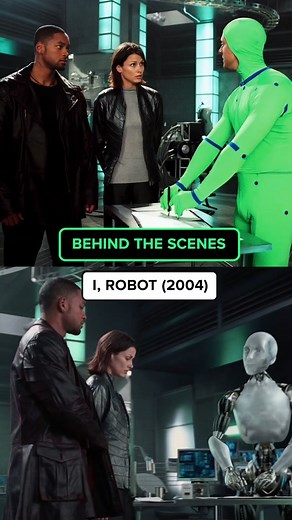 The green screen motorcycle jump still looks pretty cool, ngl. #iRobot #HuluHasMovies