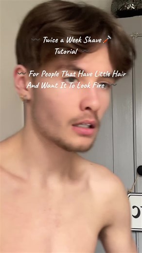 Twice a Week Shave Tutorial for Men with Little Hair | Neaten Sideburns & Shape Goatee