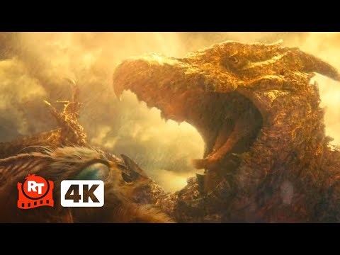 Godzilla: King of the Monsters (2019) 4K - Godzilla & Mothra vs Ghidorah & Rodan (9/10) | Movieclips