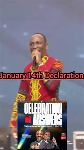 January 14th Commanding Day Midnight Prayer