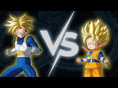 SS Trunks (Meele) vs SS Goku (Mini) - Dragon Ball: Sparking! Zero
