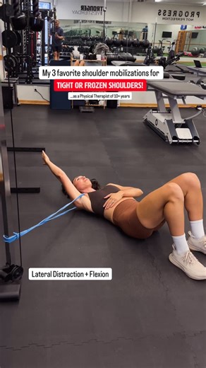 Dr. Krista Fazio / Rehab, Injury and Exercise Expert on Instagram: "🔥Fix Your Shoulder! Shoulder mobility isn’t just about stretching muscles.. it’s about restoring arthrokinematics, the small but essential movements of the humeral head inside the glenoid fossa. When the shoulder capsule becomes stiff (common in frozen shoulder, impingement, overhead athletes, or desk workers), the joint loses its ability to glide and rotate. This creates compensations like upper-trap dominance, rib flaring, an