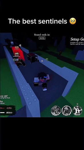 The Best Sentinels #forsaken #gubby #roblox