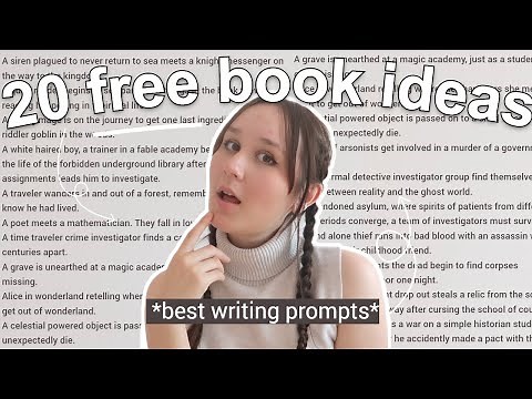 20 *FREE* BOOK IDEAS .˚⋆🙋‍♀️ start your new book with these writing prompts! let's brainstorm ideas