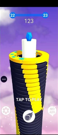 Stack ball level 22 #shorts