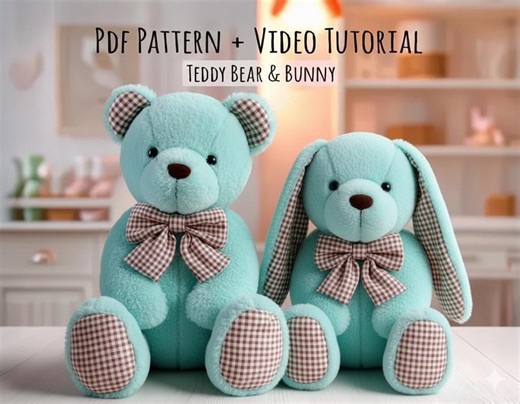 Memory Bear Pattern & Step-by-step Sewing Tutorial - Teddy Bear Sewing Pattern, Stuff Animal Sewing, Sentimental Gift Idea PDF - Etsy UK