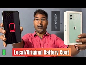 iPhone 11 Battery replacement Cost in 2025 II Local vs Apple service centre 💰
