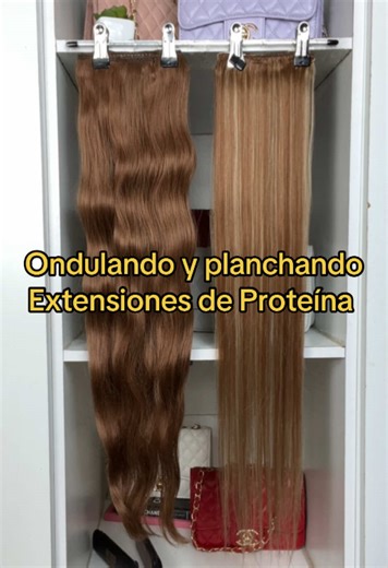Ondulando y planchando Extensiones #hairextensions #extensionesdecabello #tutorial #peinados