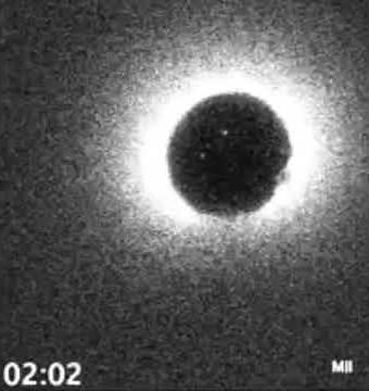 Flash of light at the moment of conception