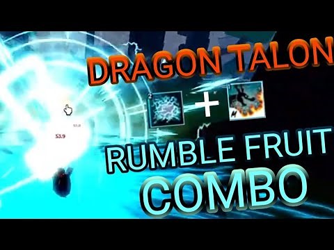 RUMBLE awake+DRAGON TALON combo (blox fruits)