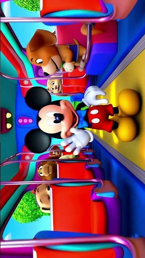 Mickey Mouse in the Bus 🚌✨ | Fun Short Cartoon Video for Kids #shortcartoon #kids