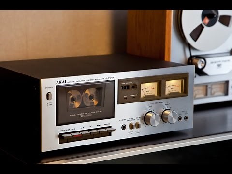 AKAI CS 703D Cassette Deck Demo
