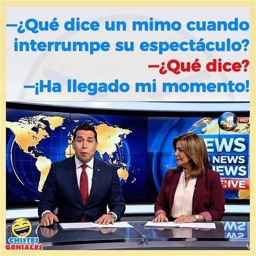 1. ¿Por qué la cama se llama cama y la cómoda se llama cómoda si la cama es más cómoda que la cómoda? 2. ¿Qué dice un mimo cuando interrumpe su espectáculo? - ¿Qué dice? - ¡Ha llegado mi momento! | CHISTES GENIALES