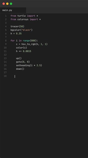 Coding a Neon Hydraulic Wave in Python ! #python #codinganimation #satisfyingvideo #creativecoding