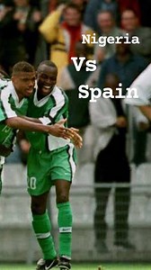 Spain v Nigeria, 13 June 1998 Score 3-2 to Nigeria Referee Esfandiar Baharmast Competition: FIFA World Cup Finals Group D Venue: Stade de la Beaujoire, Nantes Attendance: 33,257 Spanish Goals: Hierro 21 G Raúl 47 G Nigerian Goals: Mutiu Adepoju 25 G Zubizarreta own goal 73 OG Sunday Oliseh 78 G #seleccionespañola #supereagles #nigeria #sundayoliseh #france98 #fifaworldcup #worldcup1998 #worldcup #soccer #calcio #Futbol @ng_supereagles @sefutbol | Retro Calcio
