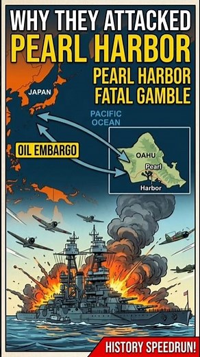 Why did Japan dare to attack Pearl Harbor #shorts