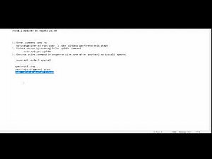 Install Apache 2 on Ubuntu Server 20 04, 18.04