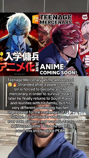 Teenage Mercenary Anime Announcement - What to Expect