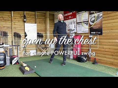 Open the chest for a more powerful golf swing
