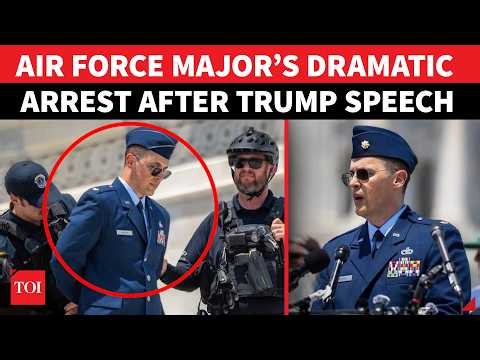 ‘IMPEACH TRUMP NOW!’: Air Force Major’s BOMBSHELL Speech Ends In Arrest; New July 4 Scandal On Cam