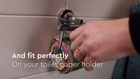 ZeroWastely 24 Reusable Toilet Paper Washable Roll - Bidet Towels Washable Toilet Paper - Cut Back & Waste Less with our Colored Super Soft, Absorbent & Re-Rollable Cloth Wipes - White Edition