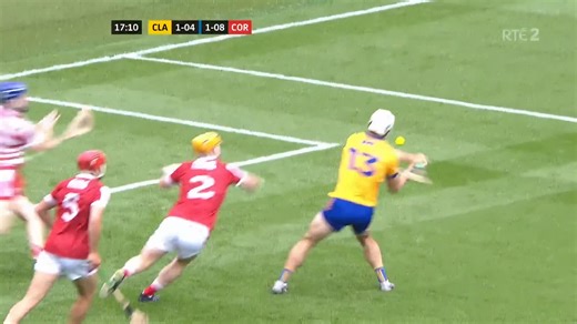 Clare needed this goal badly. Aidan McCarthy is teed up by Shane O'Donnell to find the net, when Cork were totally dominant. 📲 Updates: https://www.rte.ie/sport/hurling/2024/0721/1461025-all-ireland-shc-final-cork-v-clare-updates/ 📺 Watch live @RTE2 & @RTEplayer https://rte.ie/player/onnow/66546216064 📻 @rteradio1 | The Sunday Game