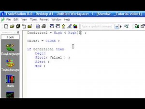 TradeStation EasyLanguage video tutorial from Markplex.com