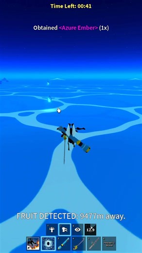 Kitsune Island sea event speedrun Blox Fruits #roblox #bloxfruits #shorts