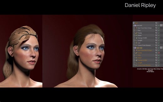 适用于C4D的头发毛发羽毛模拟插件 Ornatrix v1.0.0.21988 for Cinema 4D