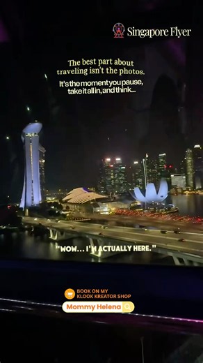 🎡 Singapore Flyer #mommyhelena #solotravel