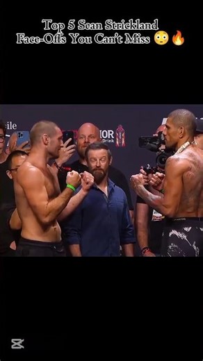 Sean Strickland’s Most INTENSE Face-Offs (Top 5) 👊🔥#mma #ufc #boxing #ufcfighter