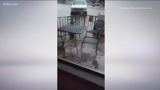 Rome, Georgia storm damage after severe weather