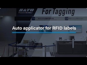 Auto applicator for RFID labels