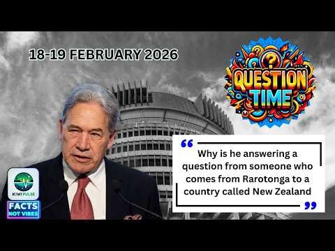 Seconds After This Question...Winston Peters Interrupts