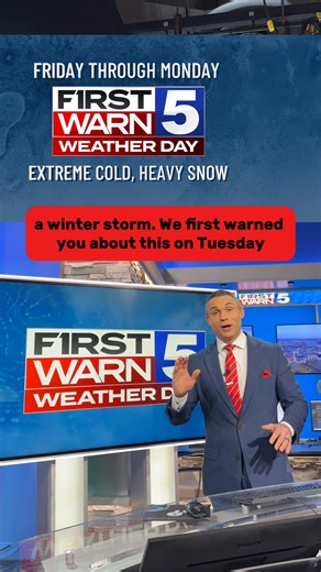 Bundle up! 🧣🧥 Here’s what our First Warn 5 Weather team is looking at over the next few days. DETAILS >>> https://www.kctv5.com/2026/01/22/brace-extreme-cold-heavy-snow-winter-storm-fern-heads-our-way/ | KCTV5 News Kansas City